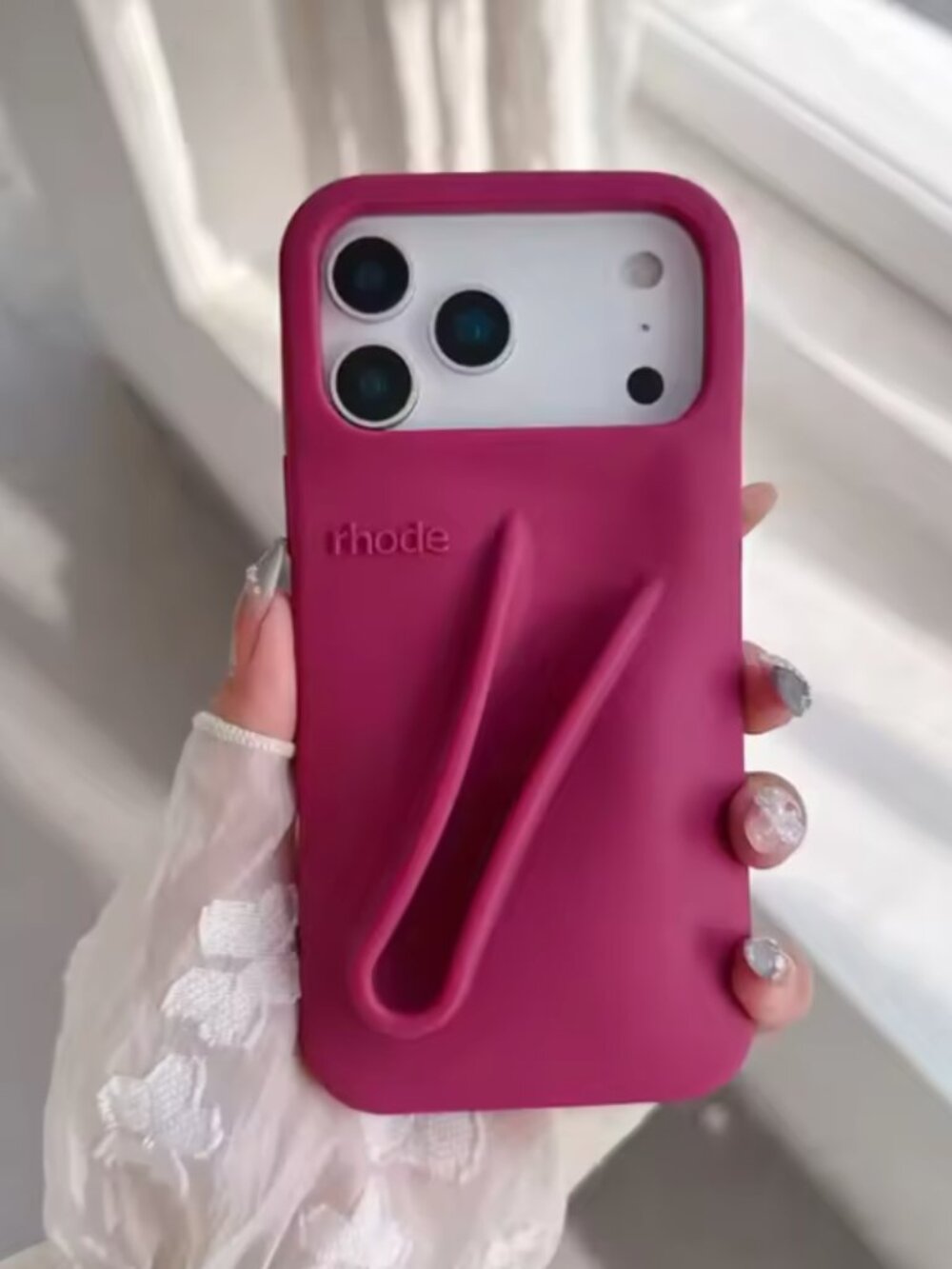 Rhode iphone 17 Pro & 18 Pro Raspberry Case NEW